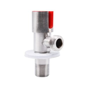 Robinet coltar 1/2 – 1/2 inox comutator rosu
