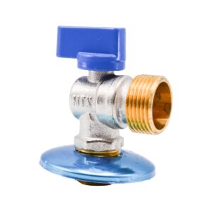 Robinet coltar 1/2 – 3/4 bronz pentru masina de spalat
