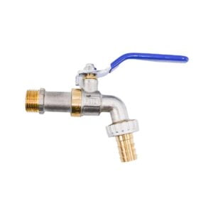 Robinet 1/2 dublu serviciu bronz cu bila bronz
