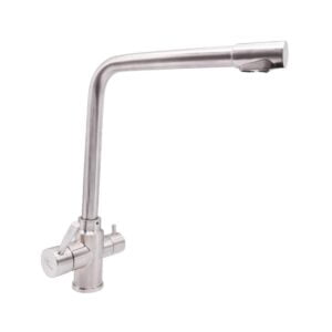 Baterie bucatarie inox 2 perlatoare cu dubla comanda S 1754