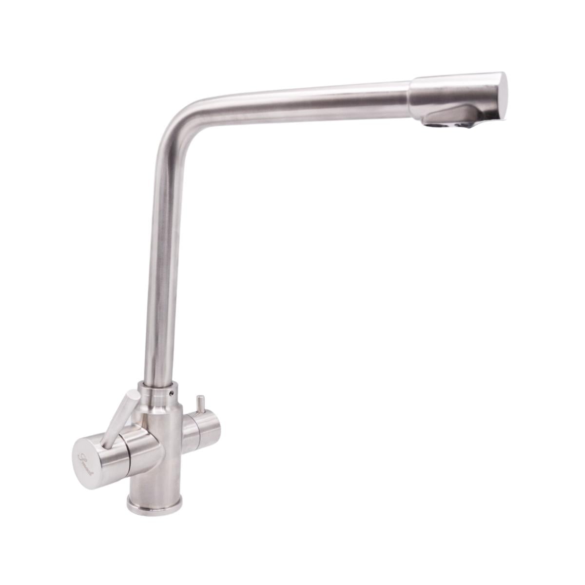 Baterie bucatarie inox 2 perlatoare cu dubla comanda S 1754