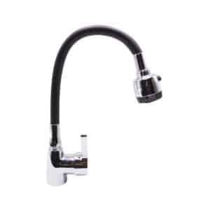 Baterie gat flexibil cu perlator 2 functii culoare negru