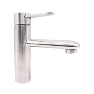 Baterie lavoar inox O P109 cu racord de 1/2 si sistem de prindere