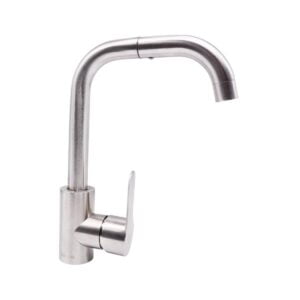 Baterie lavoar inox O P148 cu racord de 1/2 si sistem de prindere